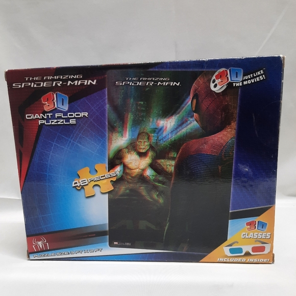 NEW Sealed 2011 The Amazing Spiderman 3D Giant Floor Puzzle 48 pc. 3' x 2' - Picture 3 of 6